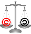Scales of Justice Copyright Balance