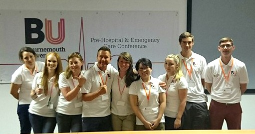 The BUPECC 2016 Team (Missing a couple!) A mix of first and second year Paramedic Students Including Program Lead Peter Phillips. 