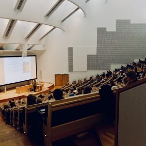 Students in lecture theatre