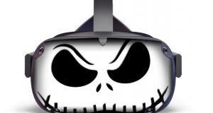 VR Headset with jack Skeleton decal