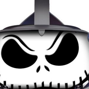 VR Headset with jack Skeleton decal