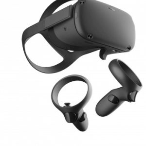 Quest VR Headset and two hand paddles