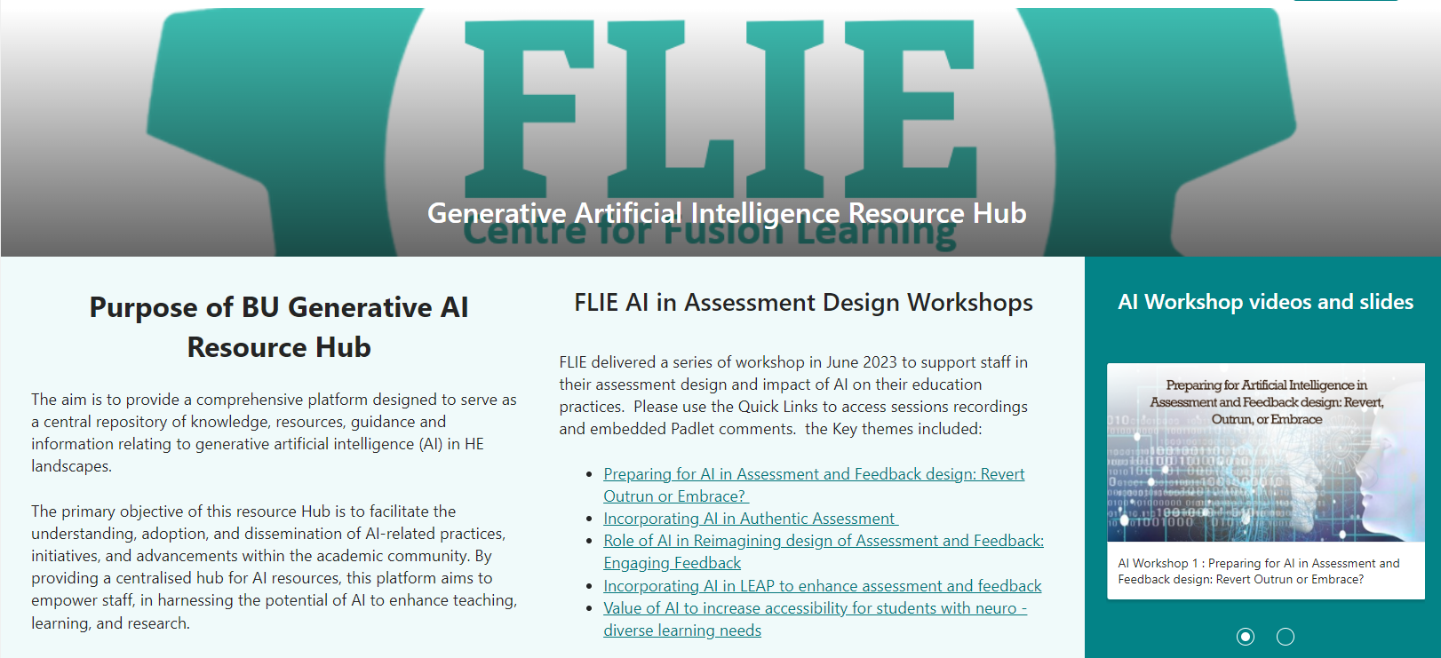 Centre for Fusion Learning Innovation and Excellence | BU Generative AI Hub