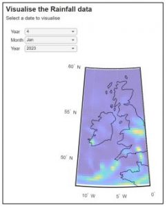 Rainfall visualistaion