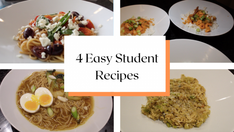 4 Easy Student Recipes