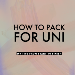How to pack fro uni