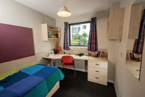 A standard BU accommodation room