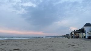 Beach at sunset